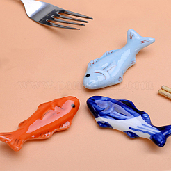 3Pcs 3 Colors Porcelain Chopsticks Stand&nbsp;AJEW-LP0002-59