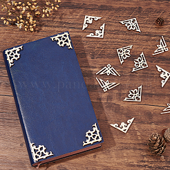 120Pcs 4 Style Wood Cabochons&nbsp;WOOD-CA0001-48