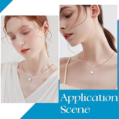 8Pcs 8 Styles 304 Stainless Steel Chain Necklaces Set&nbsp;NJEW-SC0001-07