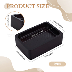 Rubber Wood Timber Ring Displays Tray&nbsp;AJEW-WH0596-039B