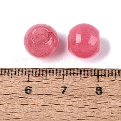 Natural White Jade European Beads&nbsp;G-Q607-01A-14