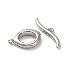 Brass Toggle Clasps&nbsp;KK-P239-04G