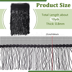Polyester Fringe Lace Trim&nbsp;DIY-WH0671-008E