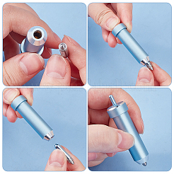 32個 16スタイル アルミ熱転写ペンダント  空白のタグ  混合図形  25~50x25~38x1mm  穴：3~4mm  2個/スタイル&nbsp;ALUM-WR0001-03