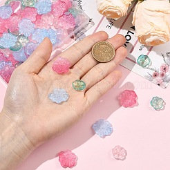 80Pcs 4 Colors Transparent Glass Beads&nbsp;GLAA-YW0005-94