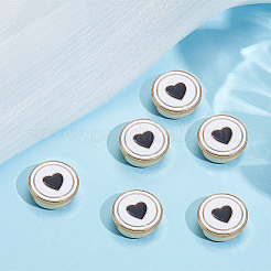 6Pcs Zinc Alloy Cufflinks&nbsp;BUTT-ME0001-50A-01