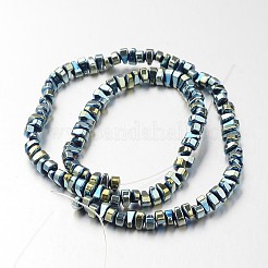 Electroplate Non-magnetic Synthetic Hematite Bead Strands&nbsp;G-F300-57-07