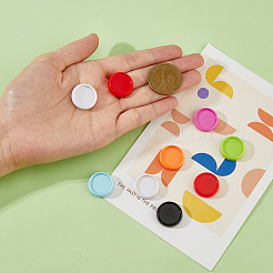 35Pcs 7 Colors ABS Plastic Binding Discs&nbsp;KY-HY0001-08