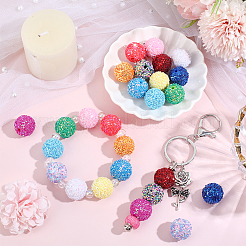 26Pcs 13 Colors Acrylic Beads&nbsp;SACR-PA0001-38