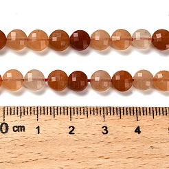 Natural Red Aventurine Beads Strands&nbsp;G-C179-A6mm-28