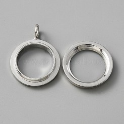 Alloy Crystal Rhinestone Locket Pendants&nbsp;LS-FIND-WH0061-50A-P