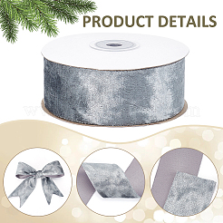 15 Yards Single Face Flat Velvet Ribbons&nbsp;OCOR-WH0082-129