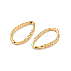 304 Stainless Steel Teardrop Linking Rings&nbsp;STAS-L300-010C-G