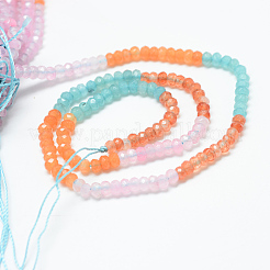 Natural White Jade Bead Strands&nbsp;X-G-R343-2x4-34