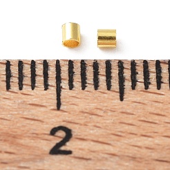 Brass Tube Crimp Beads&nbsp;E001-G-FF