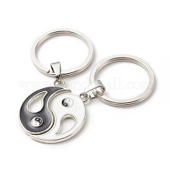 Alloy Enamel Split Pendant Keychains&nbsp;KEYC-JKC00357