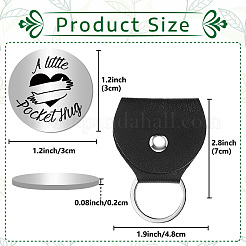 Pocket Hug Token Long Distance Relationship Keepsake Keychain Making Kit&nbsp;DIY-CN0003-29A