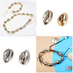 Electroplated Shell Beads&nbsp;BSHE-GA0001-01