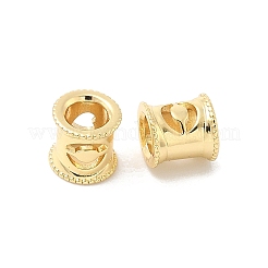 Brass European Beads&nbsp;KK-B166-01G