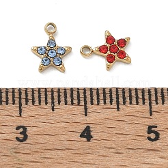 304 Stainless Steel Micro Pave Cubic Zirconia Charms&nbsp;CU-CBA5775-01G