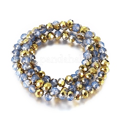 Electroplate Glass Beads Strands&nbsp;EGLA-A034-J3mm-O01