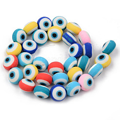 Handmade Polymer Clay Beads Strands&nbsp;X-CLAY-N008-001