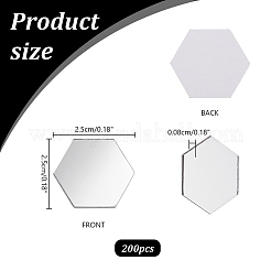 200Pcs Adhesive Acrylic Cabochons Sheets&nbsp;DIY-PH0022-92