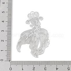 Long-Lasting Plated Brass Filigree Pendants&nbsp;KK-K336-40P