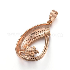 Brass Micro Pave Cubic Zirconia Jewelry Sets&nbsp;SJEW-F189-12KCG
