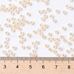TOHOラウンドシードビーズ  日本製シードビーズ  （[12]kゴールドの裏地付きオパール  751)  24mm  穴：8/0mm  約3個/1g&nbsp;X-SEED-TR08-0751