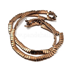 Electroplated Non-magnetic Synthetic Hematite Beads Strands&nbsp;G-G089-A02-11