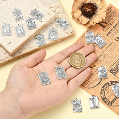 40Pcs 20 Styles Tibetan Style Zinc Alloy Pendants&nbsp;FIND-CJC0004-36