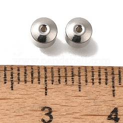 201ステンレススチールビーダ  コラム  ステンレス鋼色  4x4mm  穴：0.9mm&nbsp;STAS-D191-01P-03