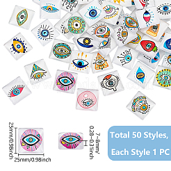 1Set Glass Cabochons&nbsp;GGLA-PH0001-65A