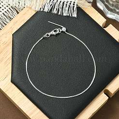 Rack Plating Brass Box Chain Adjustable Slider Bracelets Making for Women&nbsp;BJEW-G735-10S