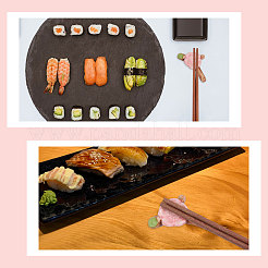 Sakura Porcelain Chopstick Rest&nbsp;AJEW-WH0314-958