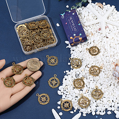 50Pcs Tibetan Style Alloy Pendants&nbsp;FIND-SC0020-97