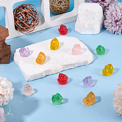 12Pcs 6 Styles Luminous Resin Chick Diaplay Decoration&nbsp;RESI-TAD0001-04