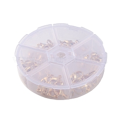 304ステンレススチール製ロブスタークロウ留め金  ゴールドカラー  9~15x6~9x3~4mm  穴：1.2~1.6mm  60個/箱&nbsp;STAS-I152-04G
