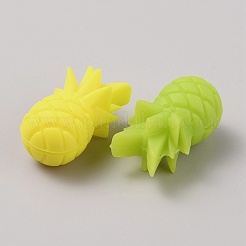6Pcs Pineapple Silicone Wine Glass Charms&nbsp;AJEW-WH0471-54