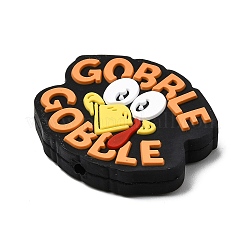 Thanksgiving Theme Silicone Beads&nbsp;SIL-J001-01L