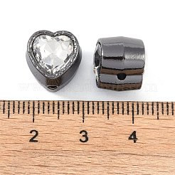 合金ビーズ  ラインストーン付き  蝶  ブラック  11x11x10.5mm  穴：1.6mm&nbsp;FIND-B038-06EB