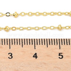 Brass Satellite Chains Necklace for Women&nbsp;NJEW-P265-38G
