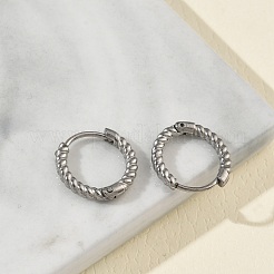 304 Stainless Steel Huggie Hoop Earrings for Women&nbsp;EJEW-K336-01A-P