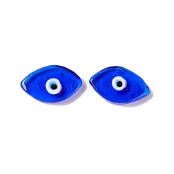 Handmade Evil Eye Lampwork Cabochons&nbsp;LAMP-F025-06F