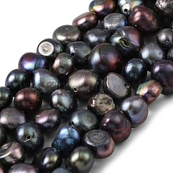 Natural Cultured Freshwater Pearl Beads Strands&nbsp;PEAR-P064-19J-05E