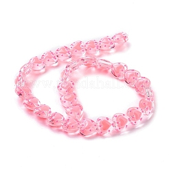 Glass Heart Beads&nbsp;GLAA-D005-01