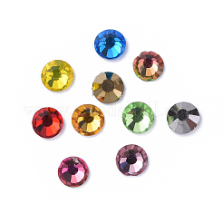Glass Flat Back Rhinestone Cabochons&nbsp;X-RGLA-S002-16SS-M