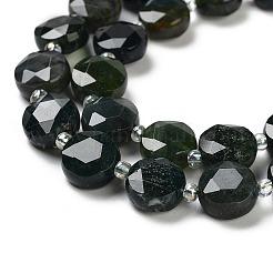 Natural Moss Agate Beads Strands&nbsp;G-NH0010-C01-01