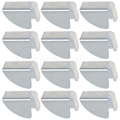 鉄製棚クランプブラケット22個  プラチナ  21x18x14mm  内径：20x14mm&nbsp;AJEW-GF0012-77